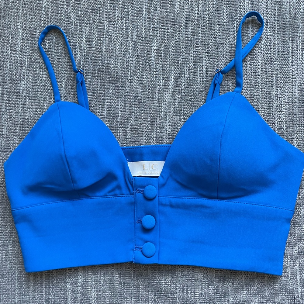 L|C three button crop top